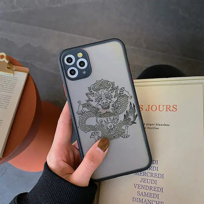 Apple-Compatible Frosted Phone Case for iPhone Models