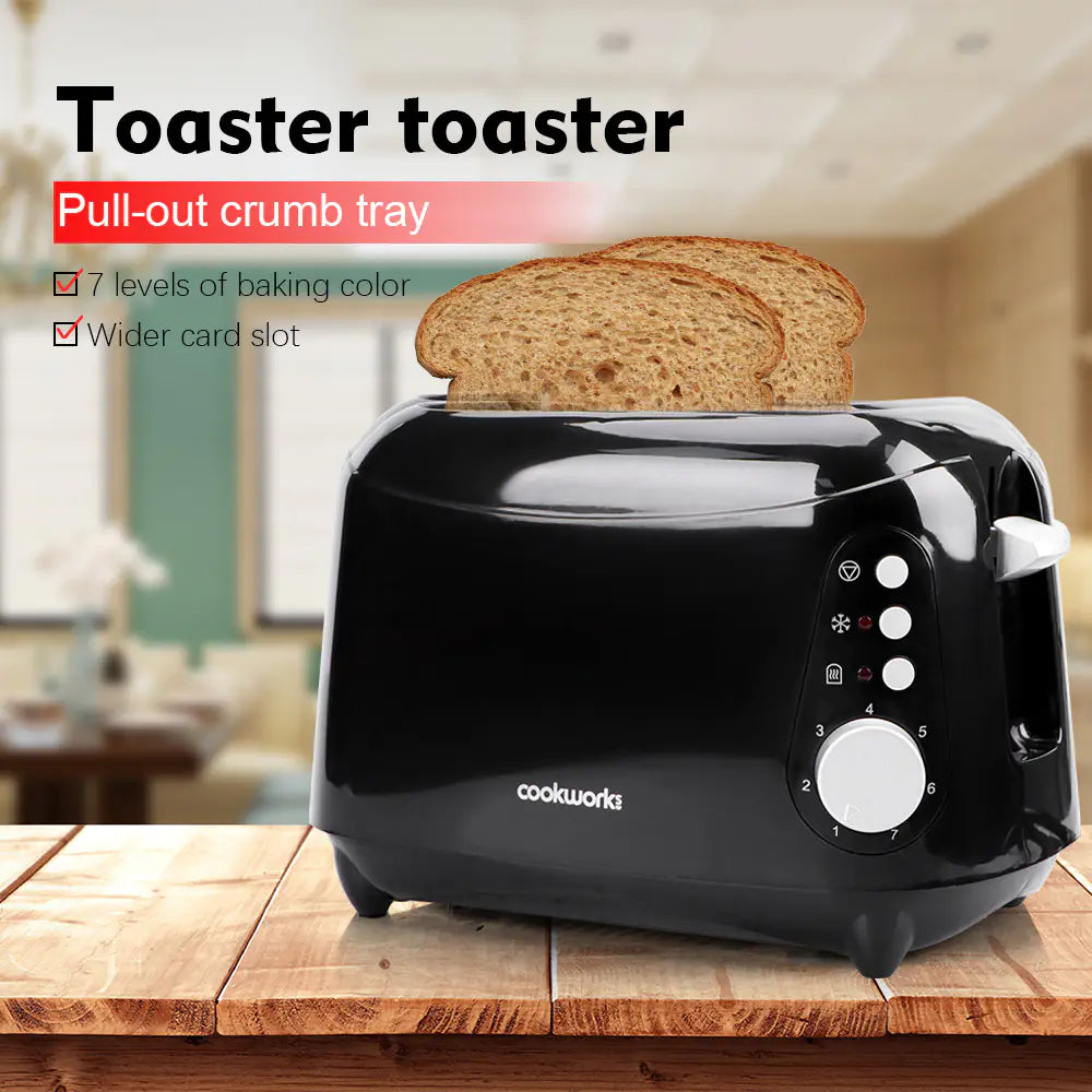 Home Use 2-Slice Toaster for Breakfast (UK Standard)